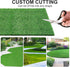 THREE ORANGES 4x6 1.38" Artificial Grass Rug FT, Extra Thick Realistic Fake Grass Turf for Patio Deck Balcony, Cuttable