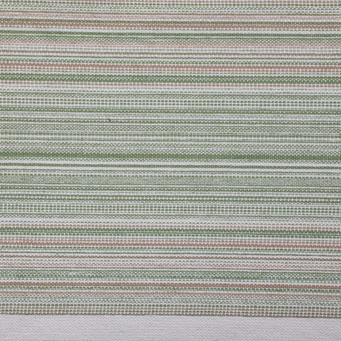 DII Fringed Stripe Tabletop Runner - Everyday Collection, 14x72, Thyme