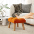 15.74" D11.81" W10.62" UHBD032J YMYNY Footstool, Small Ottoman Stool Chair, Modern Padded Sofa Seat Foot Rest Stool