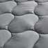 SLEEP ZONE King Mattress Pad, Cooling Breathable Fluffy Soft Protector, Stretches up to 21 Inch Deep, Grey