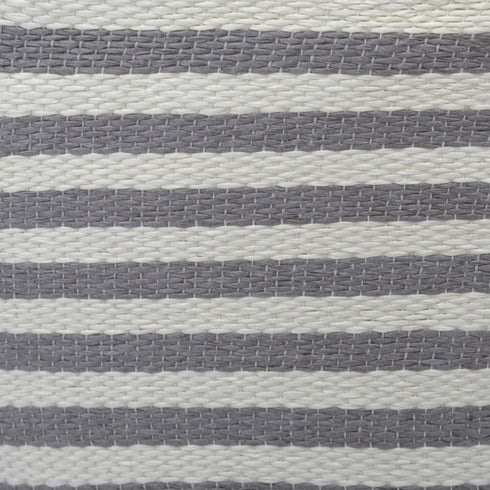 DII Woven Paper Storage Bin, Pinstripe Gray, Medium Rectangle for Organizing Home Supplies