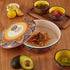 8.9 Inch Bico Tunisian Ceramic Tortilla Warmer, Tortilla Holder with Lid for Taco Bread Pancake for Mexican Night