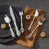 Oneida Michelangelo Fine Flatware Dinner Fork, Set of 4, 18/10 Stainless Steel, Dishwasher Safe