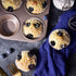 Muffin Cake Pan, 6-Cavity Non-Stick Cupcake Bakeware for Oven Baking, Champagne Gold