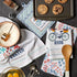 DII Kitchen Gift Set, Pot Holder & 3 Dish Towels, Enjoy The Ride, 4 Piece Collection