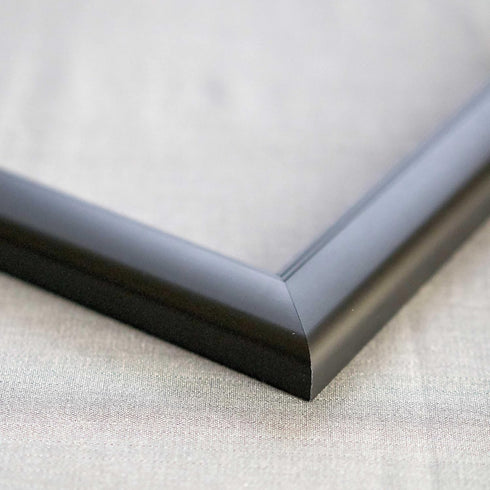 7x7 Black Contemporary Wood Picture Frame - Includes UV Resistant Acrylic & Hanging Hardware