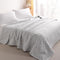 NTBAY 3 Layers Cotton Muslin 68x92 Twin Bed Blanket, Super Soft Breathable