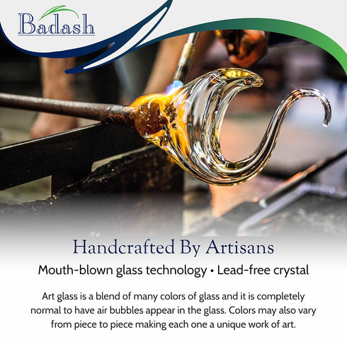 Badash 6" Small Glass Gravy Ladle, Artisan Quality Mouth-Blown Lead-Free Crystal, Clear Serving Utensil