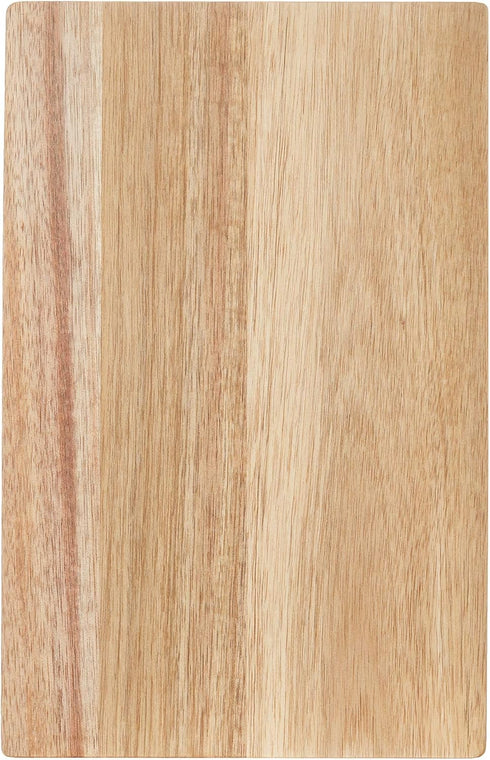 Glad Acacia Wood Cutting Board for Kitchen, Small Reversible Solid Butcher Block, 11 x 7 Inches