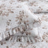 1 2 68x86 inches HORIMOTE HOME Khaki Ruffled Quilt Twin Size with Pillow Sham, Shabby Chic Floral Printed Reversible