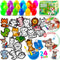 24PCS Easter Basket Stuffer Party Favors, Magic Puffs, 3D Puffs, DIY Art