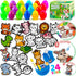 24PCS Easter Basket Stuffer Party Favors, Magic Puffs, 3D Puffs, DIY Art