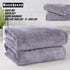 6 Pack Set MOONQUEEN Premium Bath Towel - Quick Drying - Microfiber Coral Velvet Highly Absorbent Towels - Multipurpose