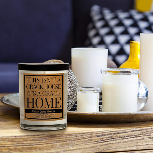 Funny Housewarming Gifts, Scented House Warming Candles for New Home, Unique Decor, 100% Soy Wax, Made in USA