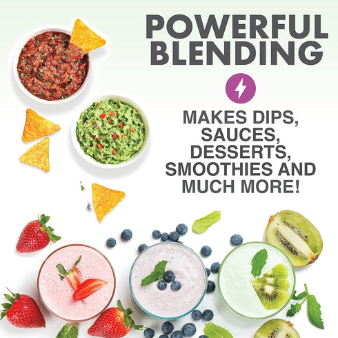 Bionic Blade Personal-Sized Blender 26 oz., BPA-Free, Rechargeable, 18,000 RPM Portable Blender for Shakes and Smoothies