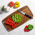 Acacia Wood Cutting Board with Juice Groove, 15-3/4" x 7-7/8"