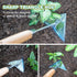 15.2'' Berry&Bird Triangle Hand Hoe, Winged Weeder Garden Hoes with Short Wood Handle, Gardener Stainless Steel Warren