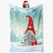 Christmas Gnomes Throw Blanket, Xmas Gifts 320GSM Blanket, Fluffy Cozy Soft Warm