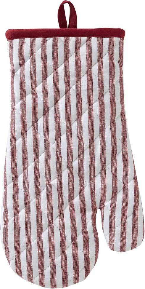 SKL Home Snowflake Winter Oven Mitt and Pot Holder Set, 8x8