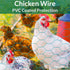 1.3ft 60ft (15.6" 720") AlpineReach Chicken Wire x Fencing for Poultry, Crafts, Floral Arrangements, Zip Ties - Green