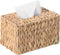 Water Hyacinth Wicker Rectangular Tissue Box Cover, Tall
