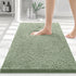 smiry Luxury Chenille Bath Rug 24''x16'', Extra Soft Shaggy Bathroom Mat, Non-Slip Plush Carpet Runner, Machine