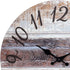 Stonebriar Vintage Farmhouse 14 Inch Round Hanging Wall Clock, Battery Operated