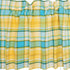 C&F Home Citrus Mist Gingham Checkered 100% Cotton Single Window Valance Curtain 16" x 72"