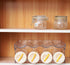IEEK 2 Pack Stackable Wine and Water Bottle Holder, Clear Plastic Organizers for Fridge, Cabinet, Pantry, Holds 8