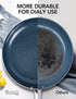 MICHELANGELO Small Frying Pan, 8 Inch Nonstick Frying Pan with Lid, Non-Toxic Omelette Pan with Stainless Handle,