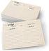 321Done 5" x 7" Recipe Cards (Set of 50) - Extra Large Double-Sided Premium Card Stock