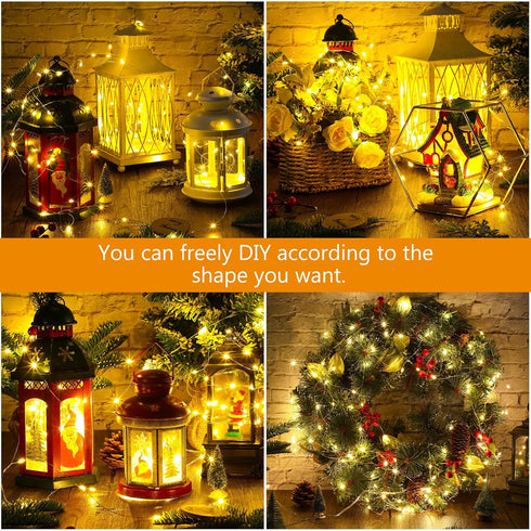 3 16 50 Macarrie Pcs Warm White Fairy Lights USB Powered ft LED String Lights Plug in for Indoor Outdoor Bedroom DIY