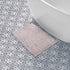 Laura Ashley Butter Chenille Bath Rug, Non Slip Shaggy Bathroom Mat, Absorbent Plush Carpet for Tub and Sink - (17" x