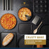 MasterClass KCMCCB15 Crusty Bake Deep Perforated Pie Dish - 23 cm, PFOA Non Stick, Grey