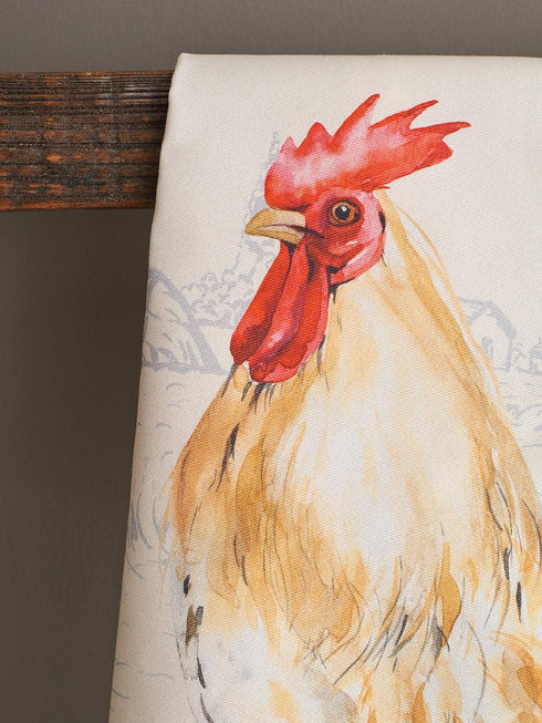 100% Cotton Kitchen Towel Campagne Maison d' Hermine, Set of 2, Super Soft, Quick Drying