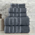 Luxury Cotton Towel Set - Rice Weave 100% Egyptian Cotton 6 Piece