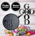 Vivegate God is Good Metal Signs Decor, Black Metal Cross Wall Decor for Religious Kitchen Home Decor