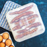 Nordic Ware Slanted Bacon and Meat Tray with Lid, White