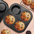 Air Fryer Muffin Pan, 2 Pack Cupcake Molds for Toaster Oven, Nonstick Baking Pan for Counter Top Oven