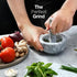 Sagler Set Set, 2.5oz 3.75x2, Mortar and Pestle - Small Grinding Bowl Container for Guacamole, Spices, Salsa, Pesto