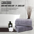 6 Pack Set MOONQUEEN Premium Bath Towel - Quick Drying - Microfiber Coral Velvet Highly Absorbent Towels - Multipurpose