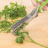 PrepSolutions Herb Shears, Stainless Steel Blades for Quick Herb Cutting, Comfort Grip Handles