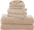 TENSTARS Luxury Silk Hemming Towel Set - Light Thin Quick Drying -