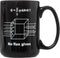Artisan Owl No Flux Given Funny Physics Mug - 15oz Black Coffee Mug for Science Lovers, Nerds, Engineers