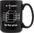 Artisan Owl No Flux Given Funny Physics Mug - 15oz Black Coffee Mug for Science Lovers, Nerds, Engineers