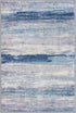 KOZYFLY 2x3 Modern Abstract Small Area Rugs, Washable Kitchen Rug Non-Slip Soft Small Bathroom Rug, Blue/Grey/Beige