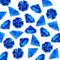 Super Z Outlet 36-Piece Set Acrylic Table Scatter Accents and Vase Fillers for Events, Weddings, Crafts, Royal Blue