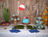 Ofishally One First Birthday Burlap Highchair Banner - The Big One Party Decoration for Fishing Themed Decorations