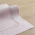 Solino Home Linen Placemats Set of 4 - Classic Hemstitch Lilac 14 x 19 Inch Table Mats, 100% Pure Linen