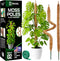 2 Pack 28'' Bendable Moss Pole Monstera Plant Support for Climbing Indoor